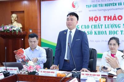 Tạp chí Tài nguyên và Môi trường là cơ quan khoa học của Bộ Tài nguyên và Môi trường
